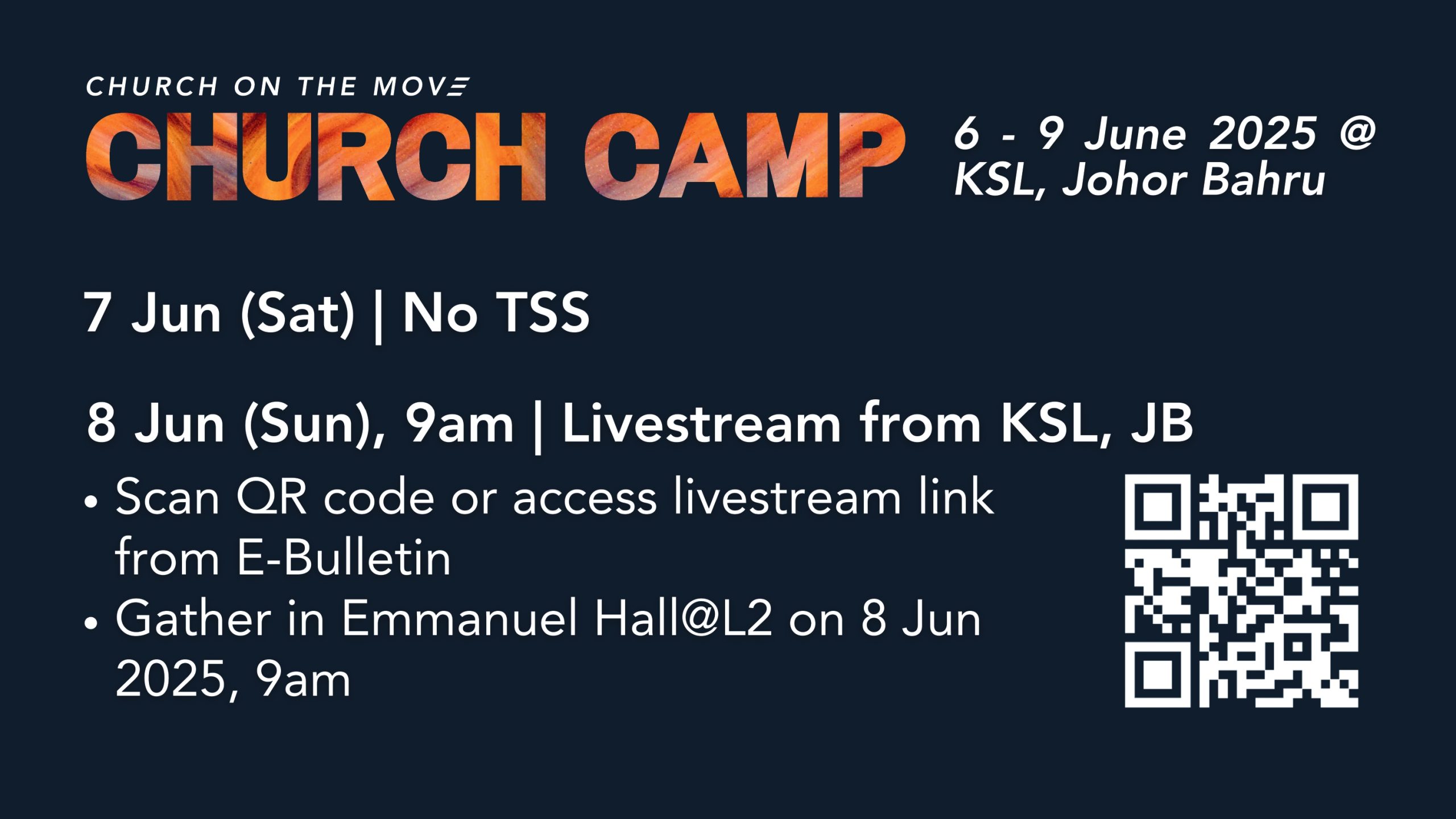 CHURCH ON THE MOVE: CHURCH CAMP 2025