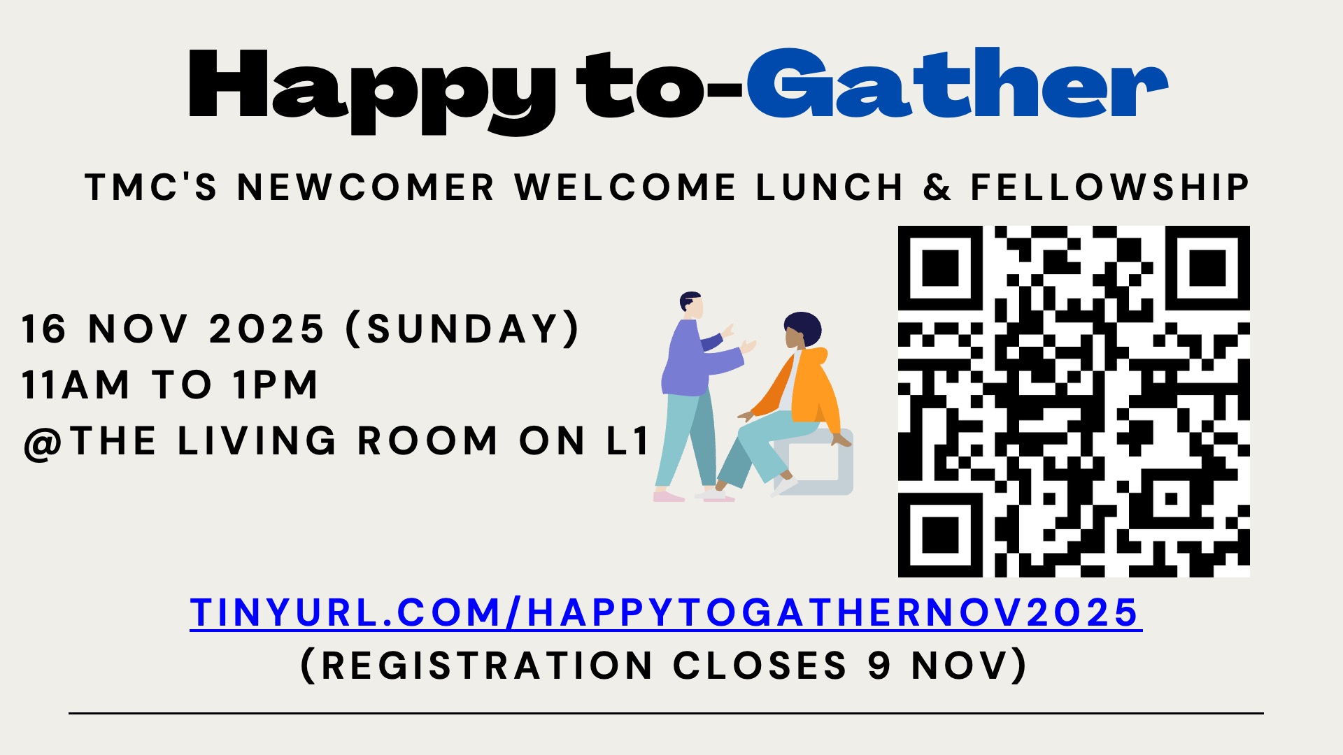 Happy-to-Gather: Newcomers Welcome Lunch