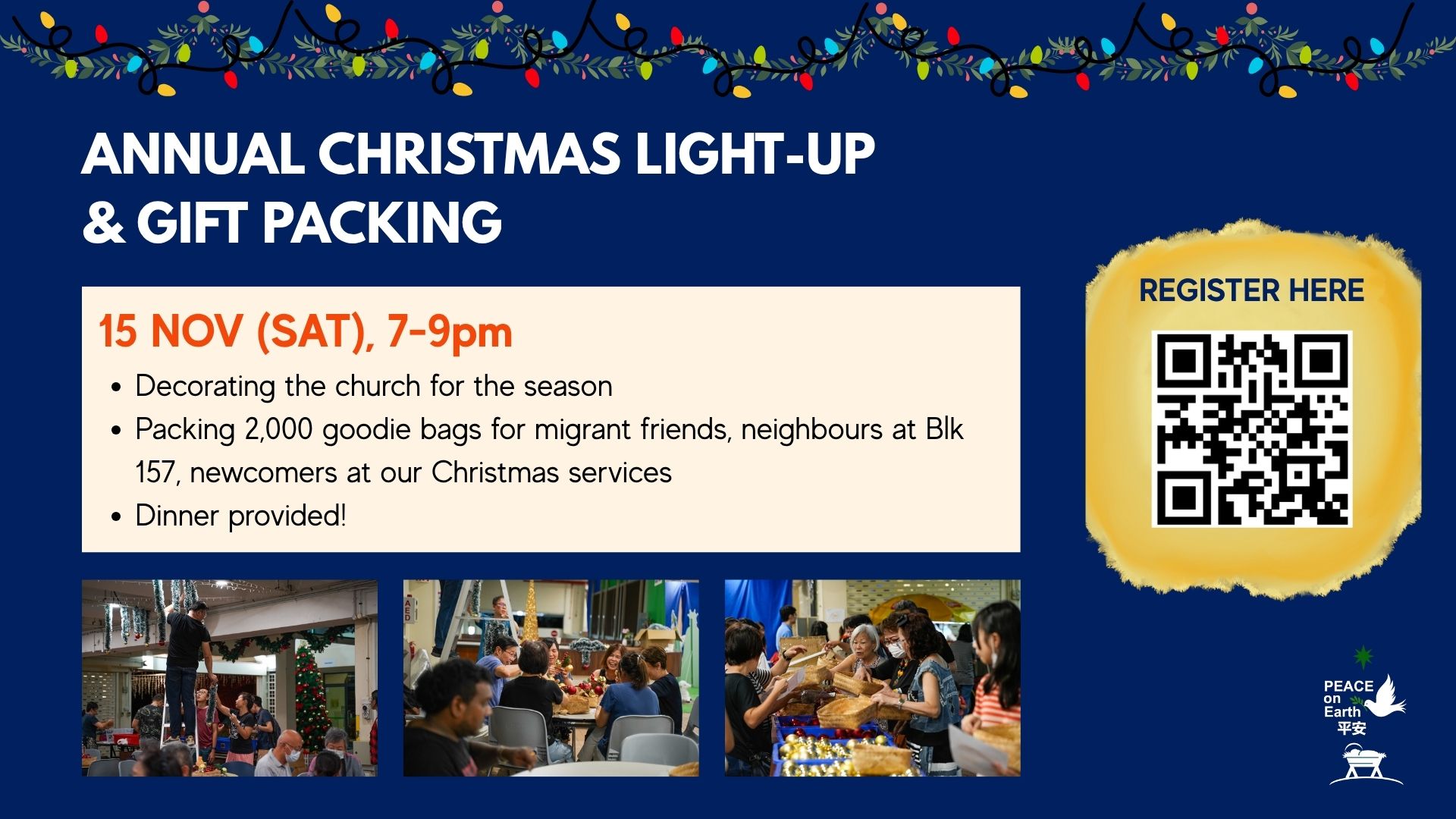 Christmas Light Up & Gift Packing